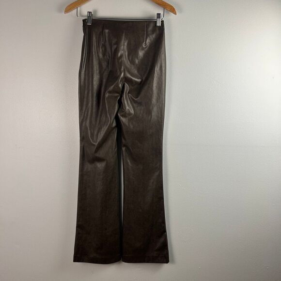 Aritzia Wilfred Elaine High-waist flared Vegan Leather pants - Picture 2 of 7